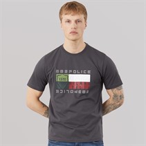 883 Police Mens Fontena T-Shirt Dusty Grey