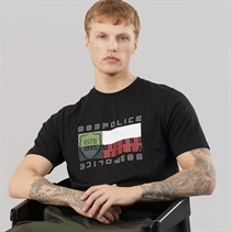 883 Police Mens Fontena T-Shirt Black