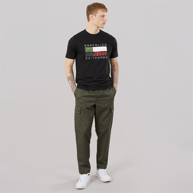 883 Police Mens Fontena T-Shirt Black