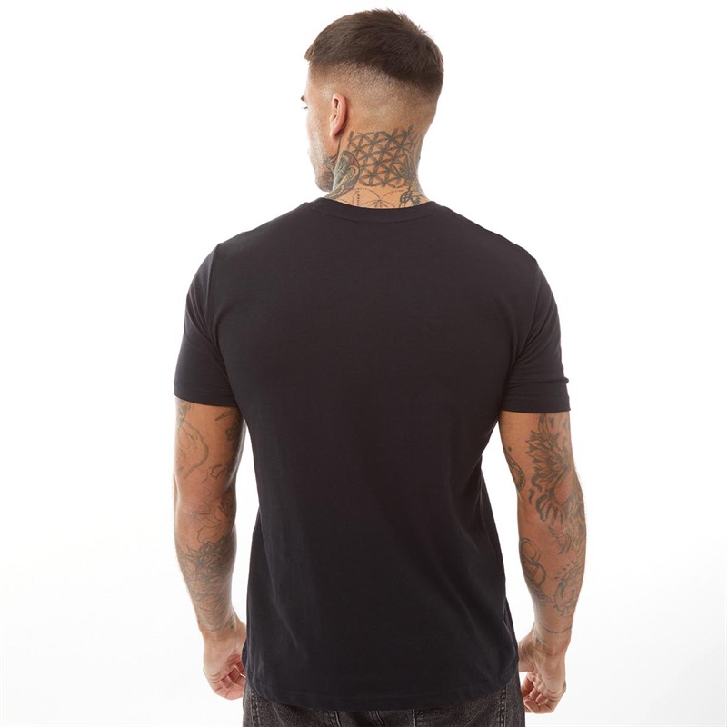 Champion Mens Classic Crew Neck T-Shirt Black