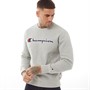 Champion Mens Crew Neck Sweatshirt Grey Marl