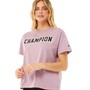 Champion Womens Crew Neck T-Shirt Pink