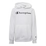 Champion Junior Boys Logo Hoodie White