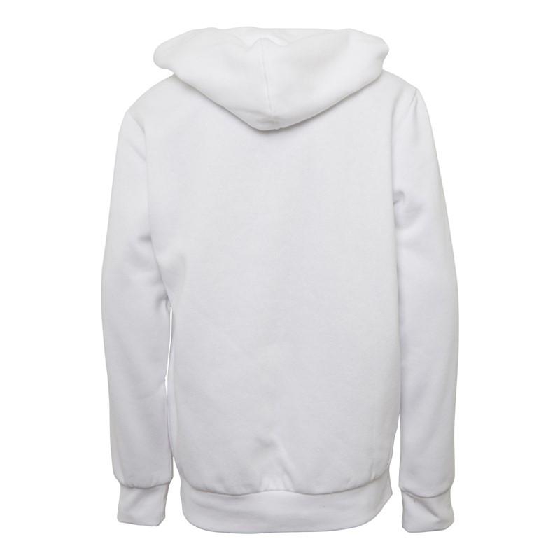 Champion Junior Boys Logo Hoodie White