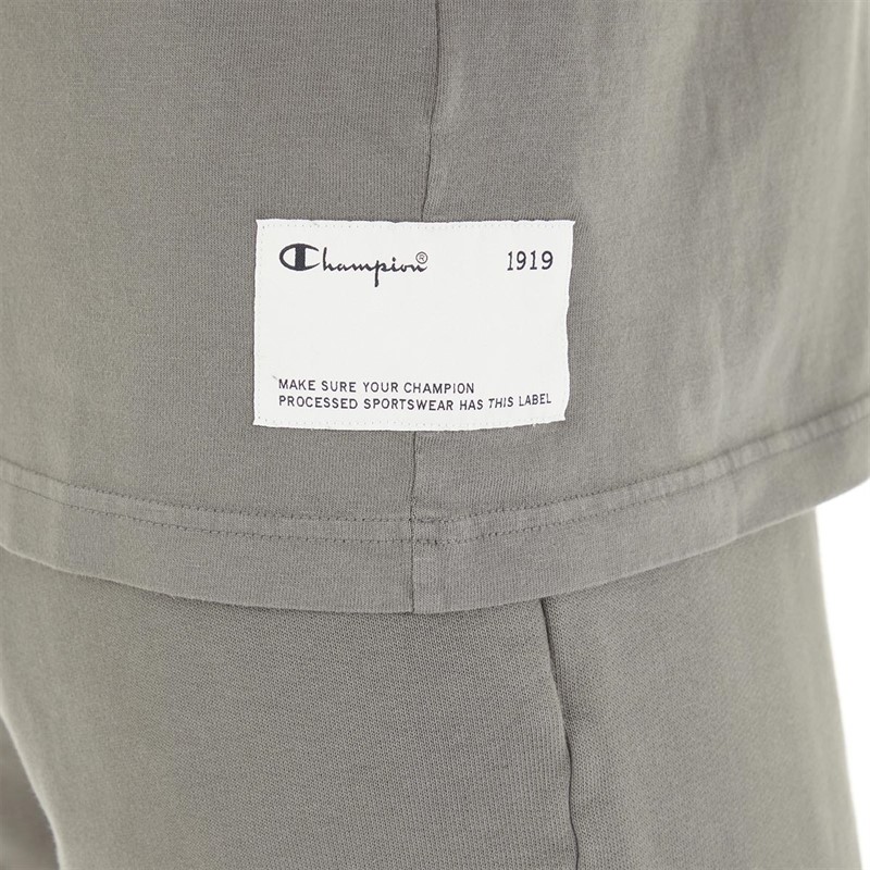 Champion Mens Premium Plus Crew Neck T-Shirt Grey