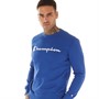 Champion Mens American Classics Crew Neck Sweatshirt Blue