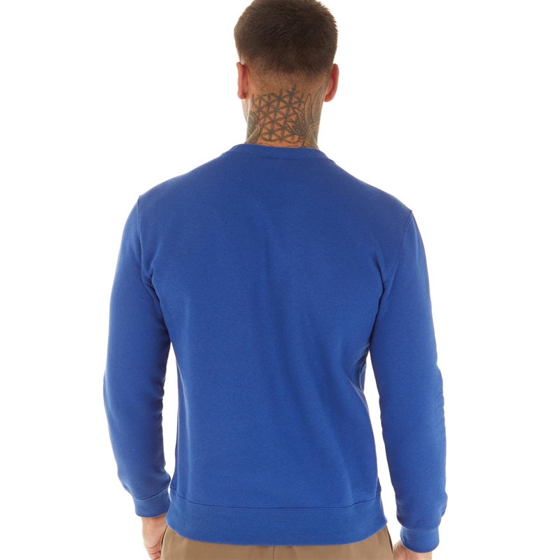 Champion Mens American Classics Crew Neck Sweatshirt Blue