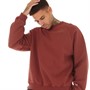 Champion Mens Reverse Weave Crew Neck Sweatshirt Red