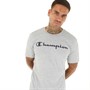 Champion Mens American Classics Crew Neck T-Shirt Grey