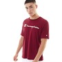 Champion Mens American Classics Crew Neck T-Shirt Red