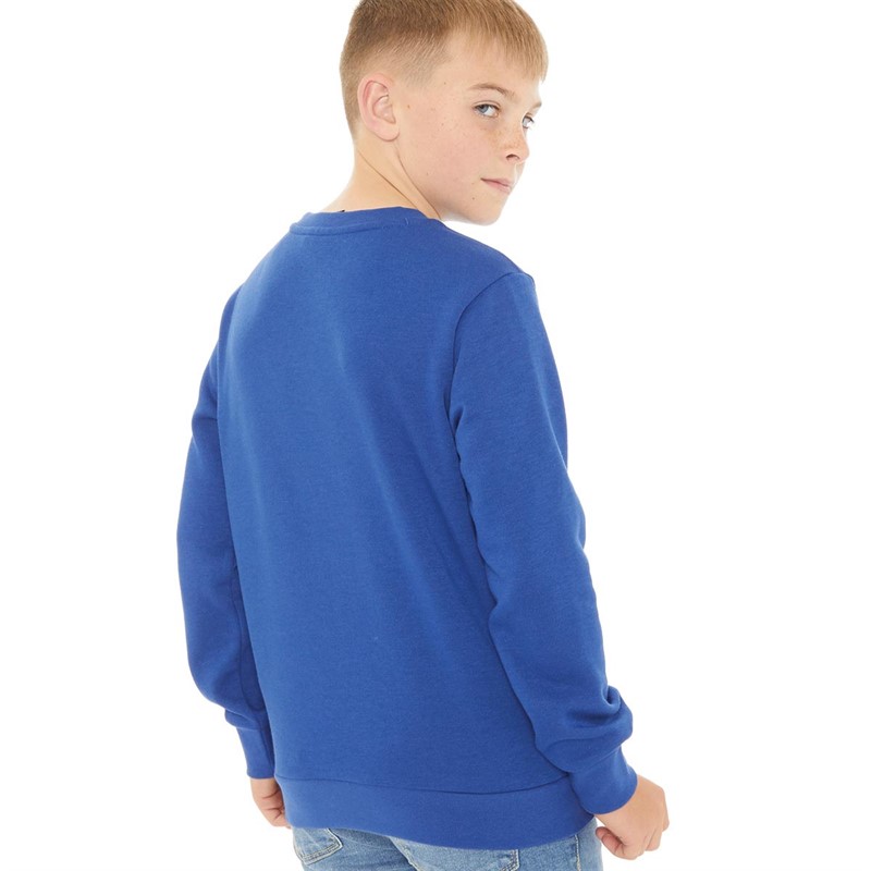 Champion Boys American Classics Crew Neck Sweatshirt Blue