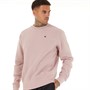 Champion Mens Reverse Weave Crew Neck Sweatshirt Pink