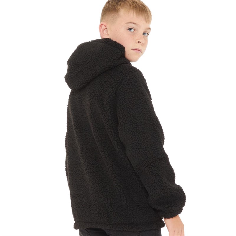 Champion Boys Rochester 1/4 Zip Hoodie Black