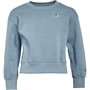Champion Girls Rochester Script Logo Crew Neck Sweatshirt Blue