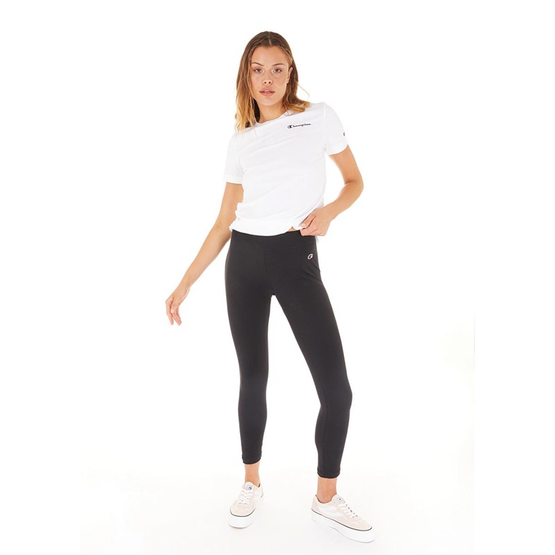 Champion Womens American Classics Crew Neck T-Shirt White