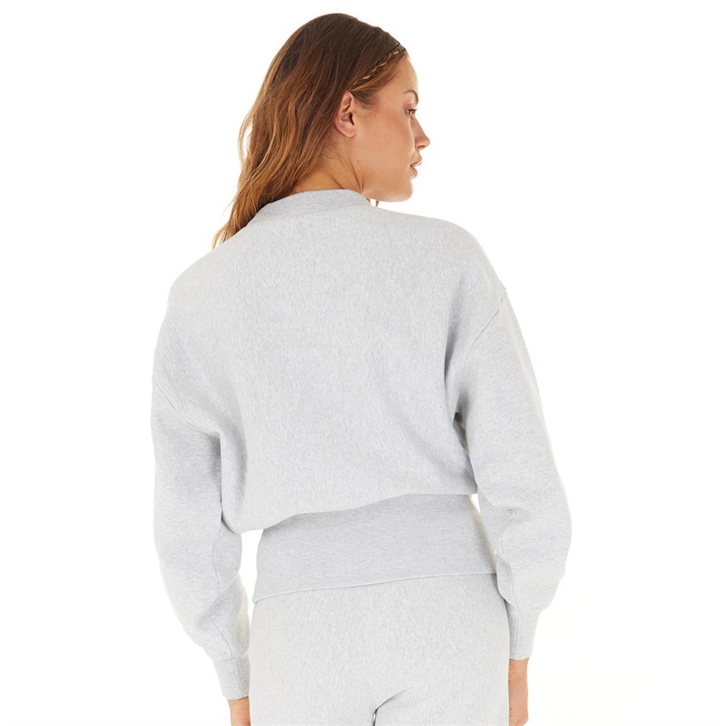 Champion Womens Reverse Weave Crew Neck Sweatshirt Grey