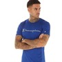 Champion Mens Sport Poly Training Top Blue