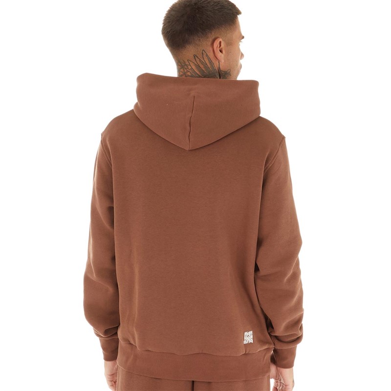 brown fuzzy champion hoodie