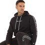 Champion Mens American Tape Hoodie Black