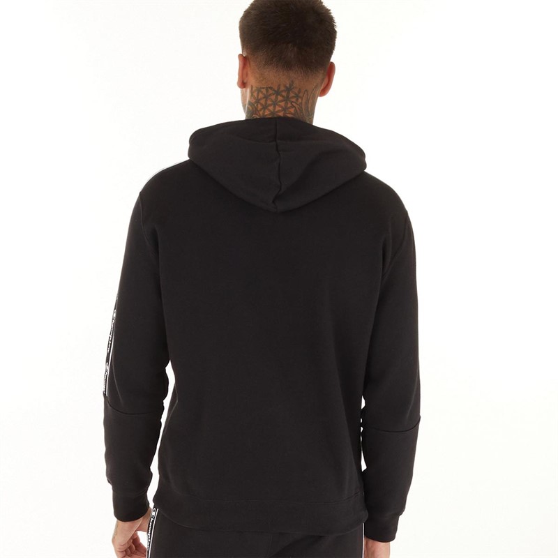 Champion Mens American Tape Hoodie Black