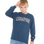 Champion Boys Rochester Bookstore Logo Crew Neck Sweatshirt Blue