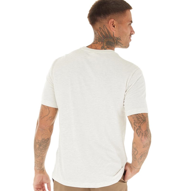 Champion Mens Rochester College Logo Crew Neck T-Shirt Grey