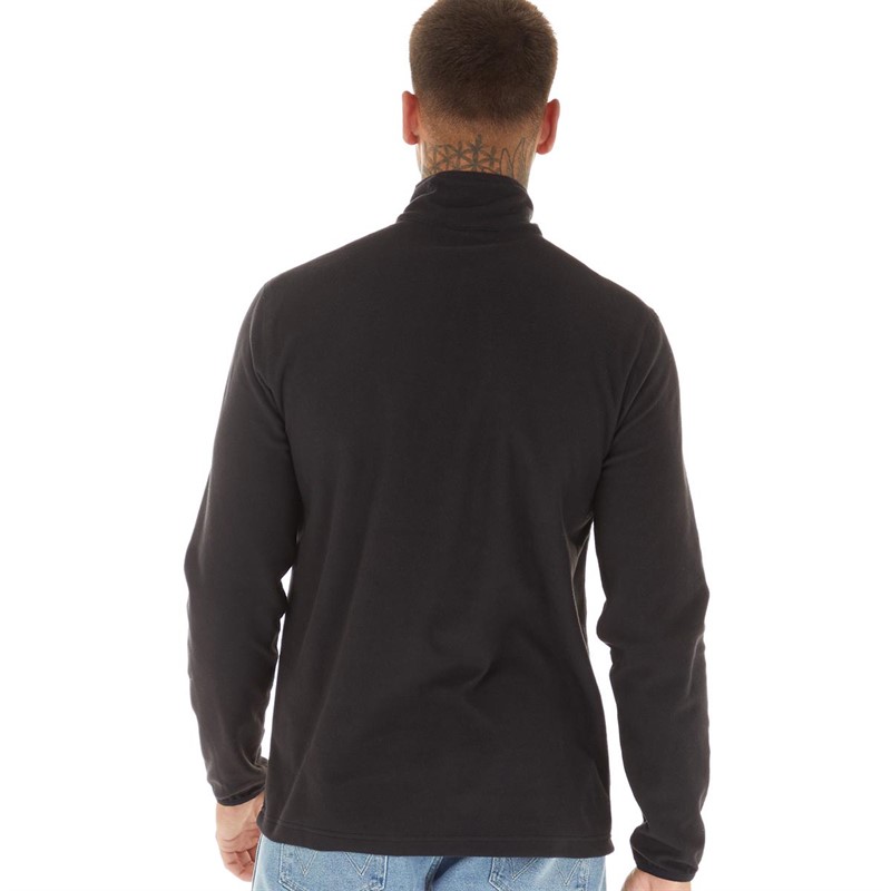 Champion Mens 1/4 Zip Fleece Black