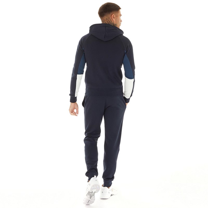 Champion logo hotsell stripe tracksuit