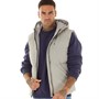 Champion Mens Rochester Padded Hooded Vest Grey