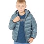Champion Jongens Padded Pufferjas Blauw