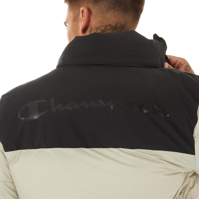 Champion Mens Padded Jacket Off White