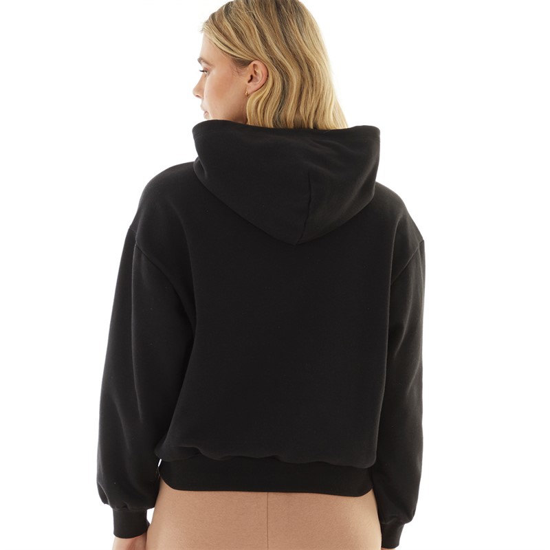 Champion Womens Rochester Script Logo Hoodie Black