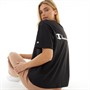 Champion Womens American Classics Back Logo Crew Neck T-Shirt Black