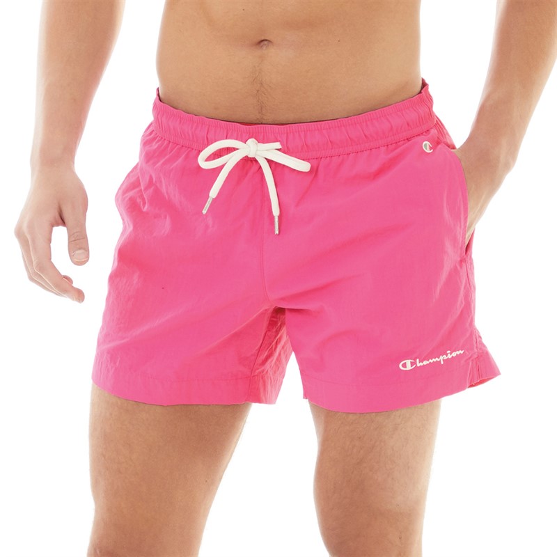 Pink champion shorts mens on sale