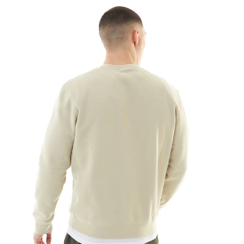 Champion Mens American Classics Crew Neck Sweatshirt Off White