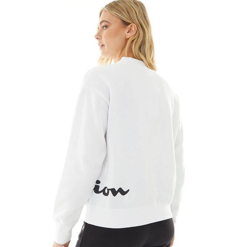 Champion white jumper womens sale