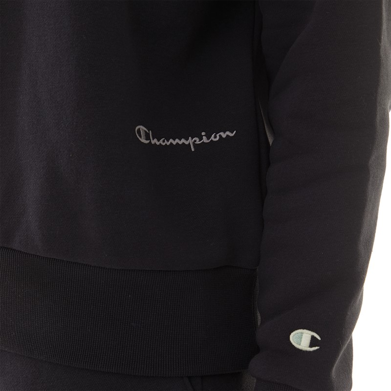 Champion Womens Rochester Small Logo Hoodie Black