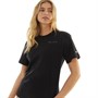 Champion Womens Rochester Small Logo Crew Neck T-Shirt Black