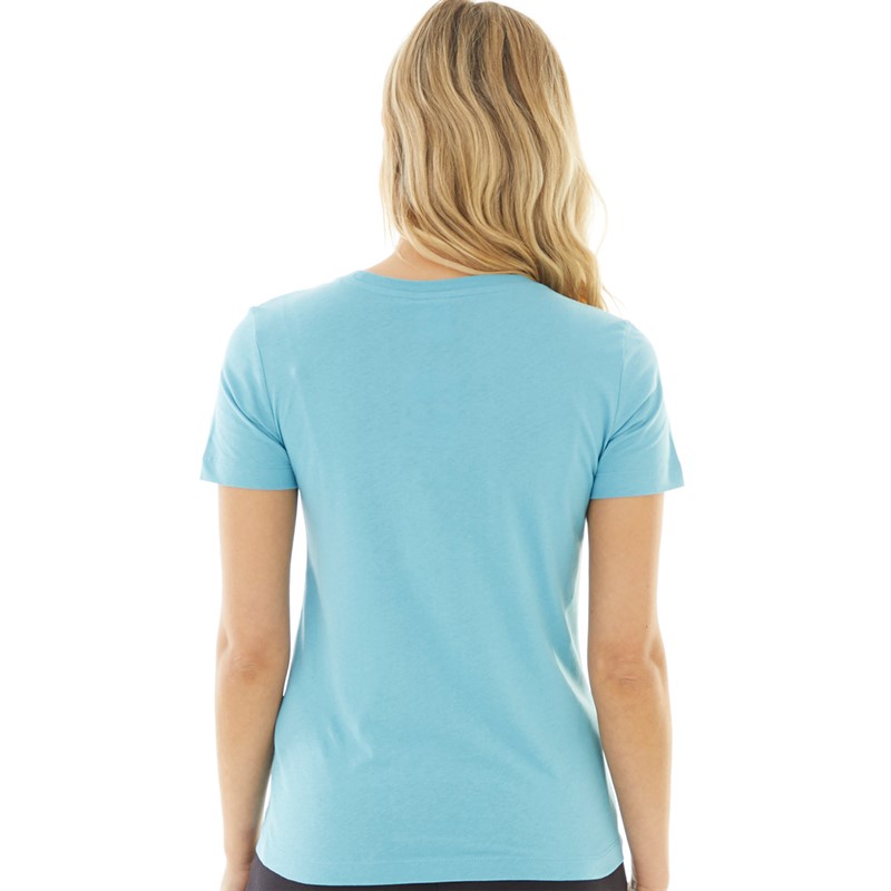 Champion Womens American Classics Crew Neck T-Shirt Blue