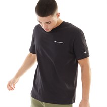 Champion Mens Rochester Small Logo Crew Neck T-Shirt Black