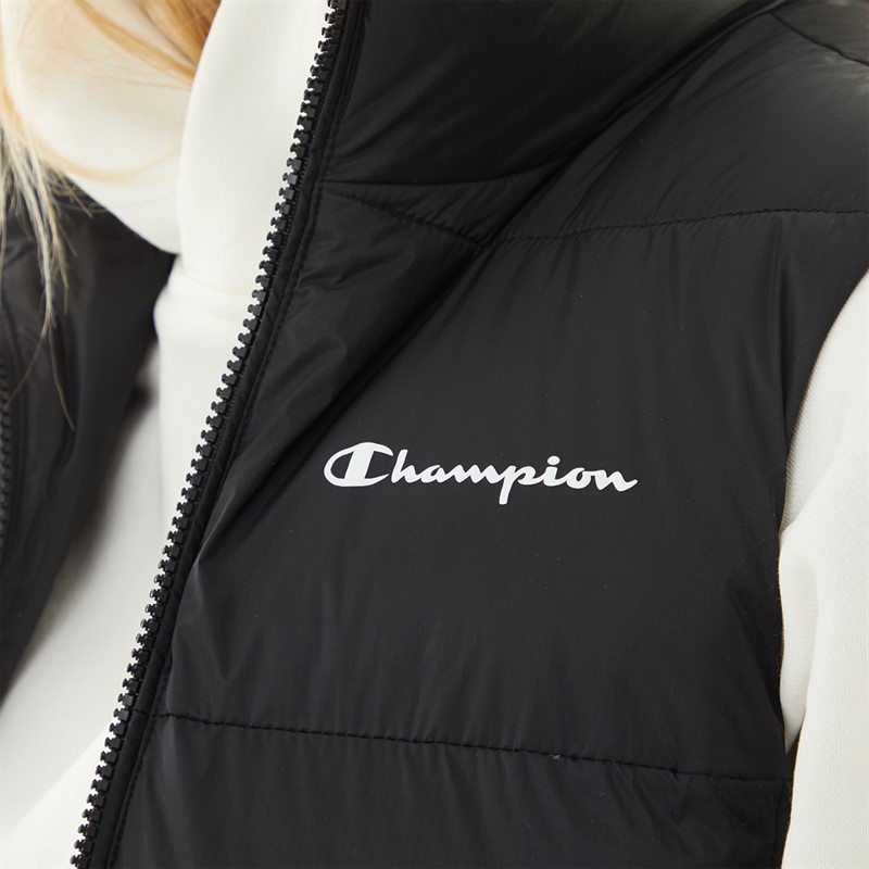 Champion Womens Padded Vest Black/Black