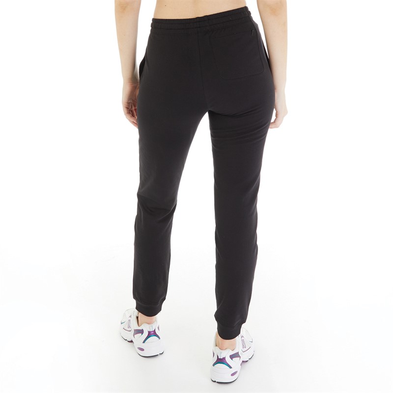 Champion Dame Sweatpants med Ribbet Kant Sort