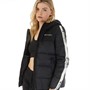 Champion Veste à Capuche Rembourrée en polyfill Femme Noir