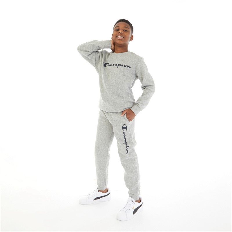 Champion Jogginghose Junge Grau mit Ripp-Bund American Classics