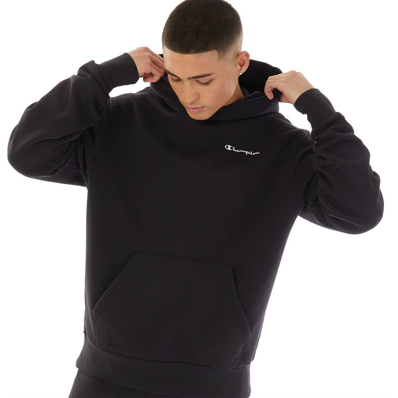 Champion Mens Eco Future Hoodie Black