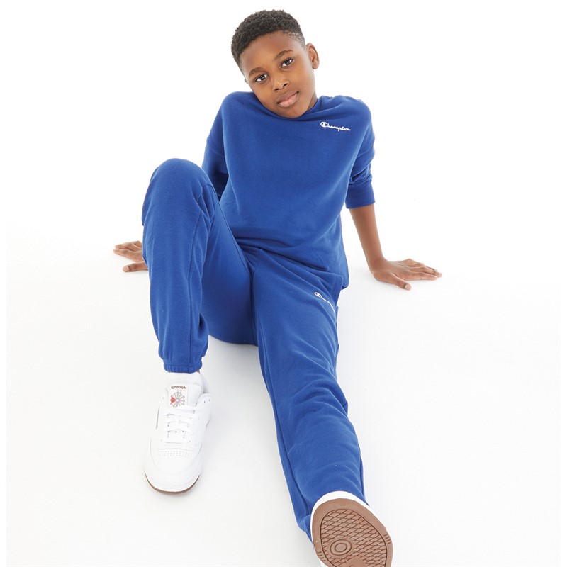 Champion Junior Boys Eco Future Sweat Pants Blue