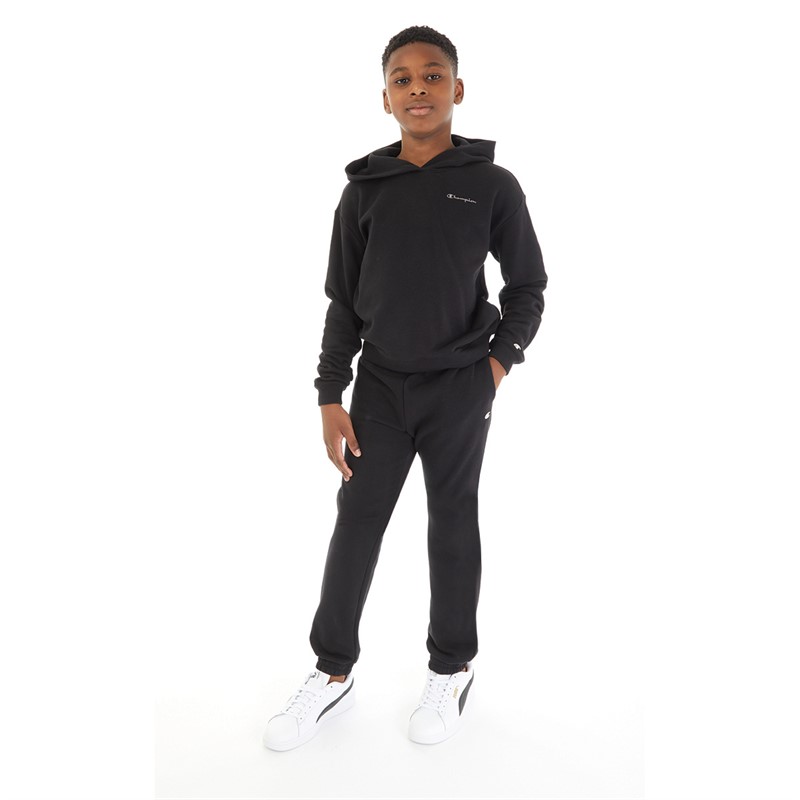 Champion Junior Boys Eco Future Hoodie Black