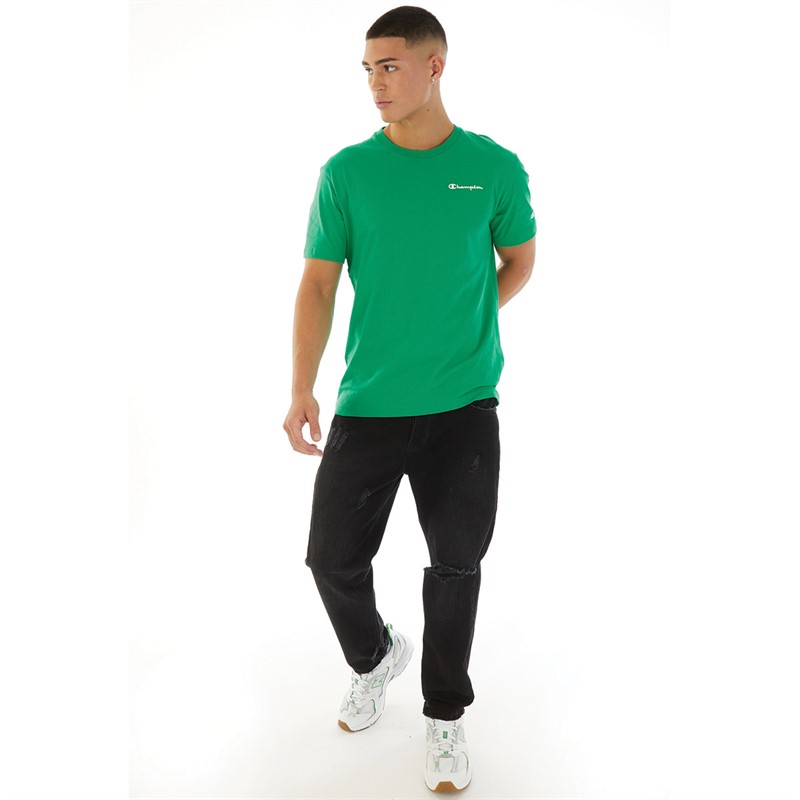 Champion Mens Eco Future Crew Neck T-Shirt Green