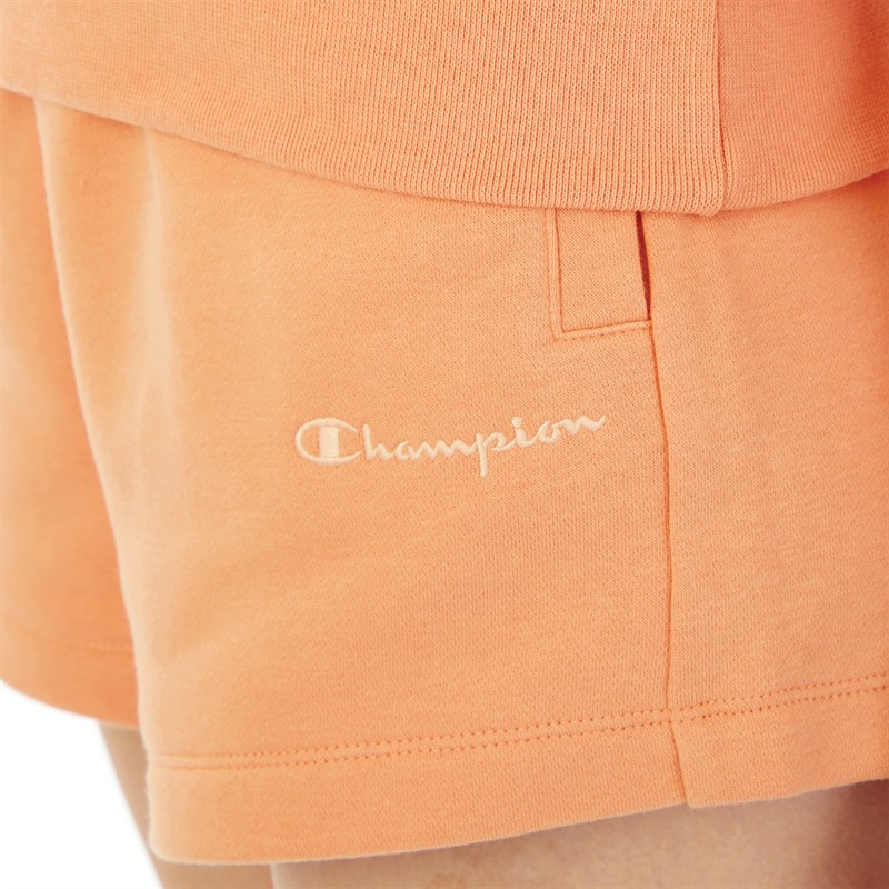 Champion Womens Eco Future Shorts Orange