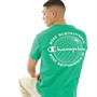 Champion Mens Eco Future Graphic Crew Neck T-Shirt Green